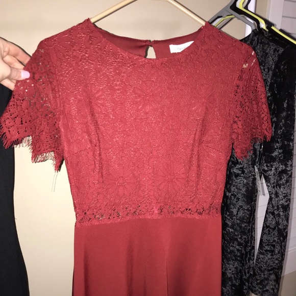 Red Francesca’s skater dress size small - Picture 2 of 9
